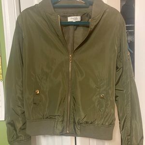 bomber jacket WORN TWICE!!